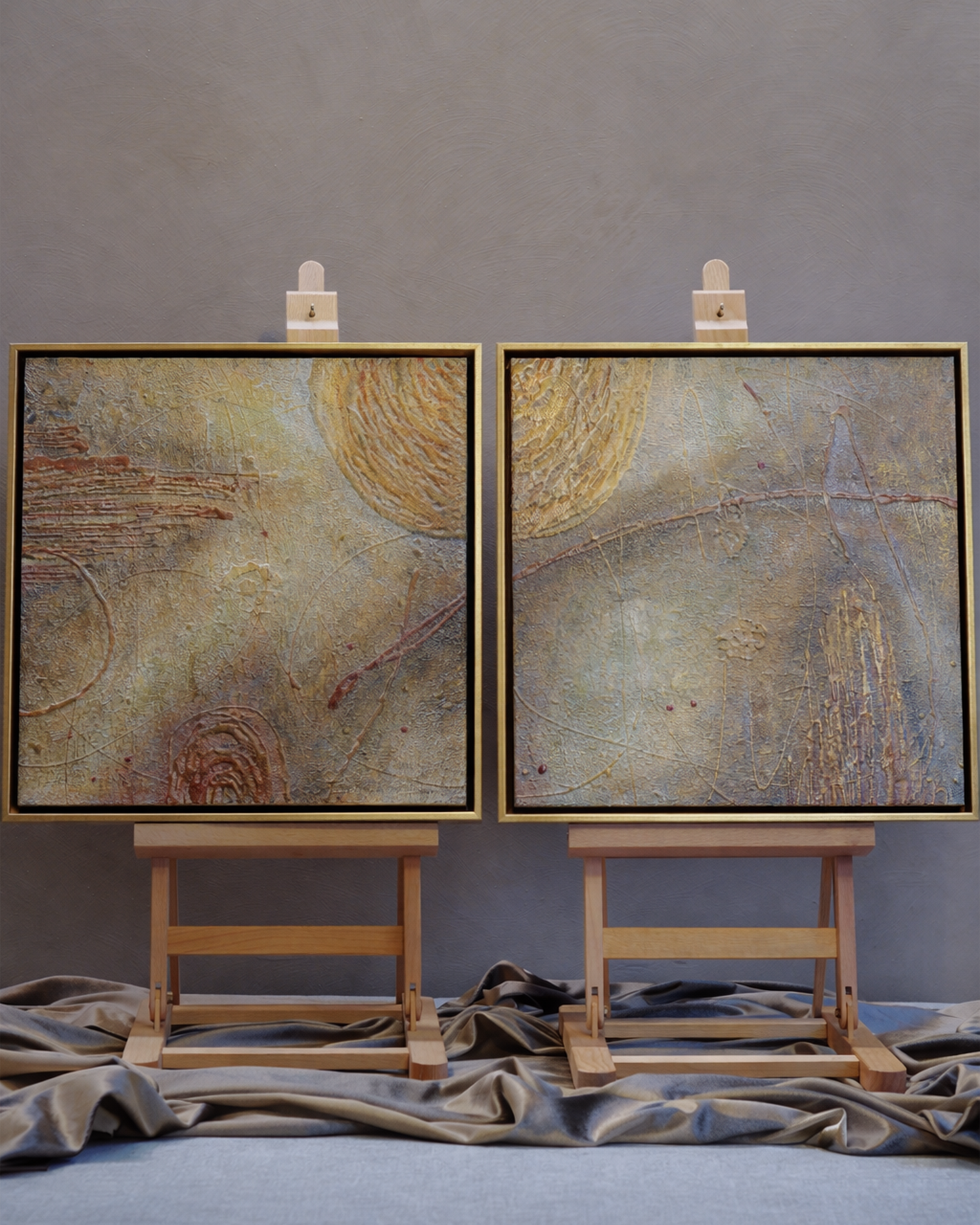 Caelum - Set of 2 Original Paintings
