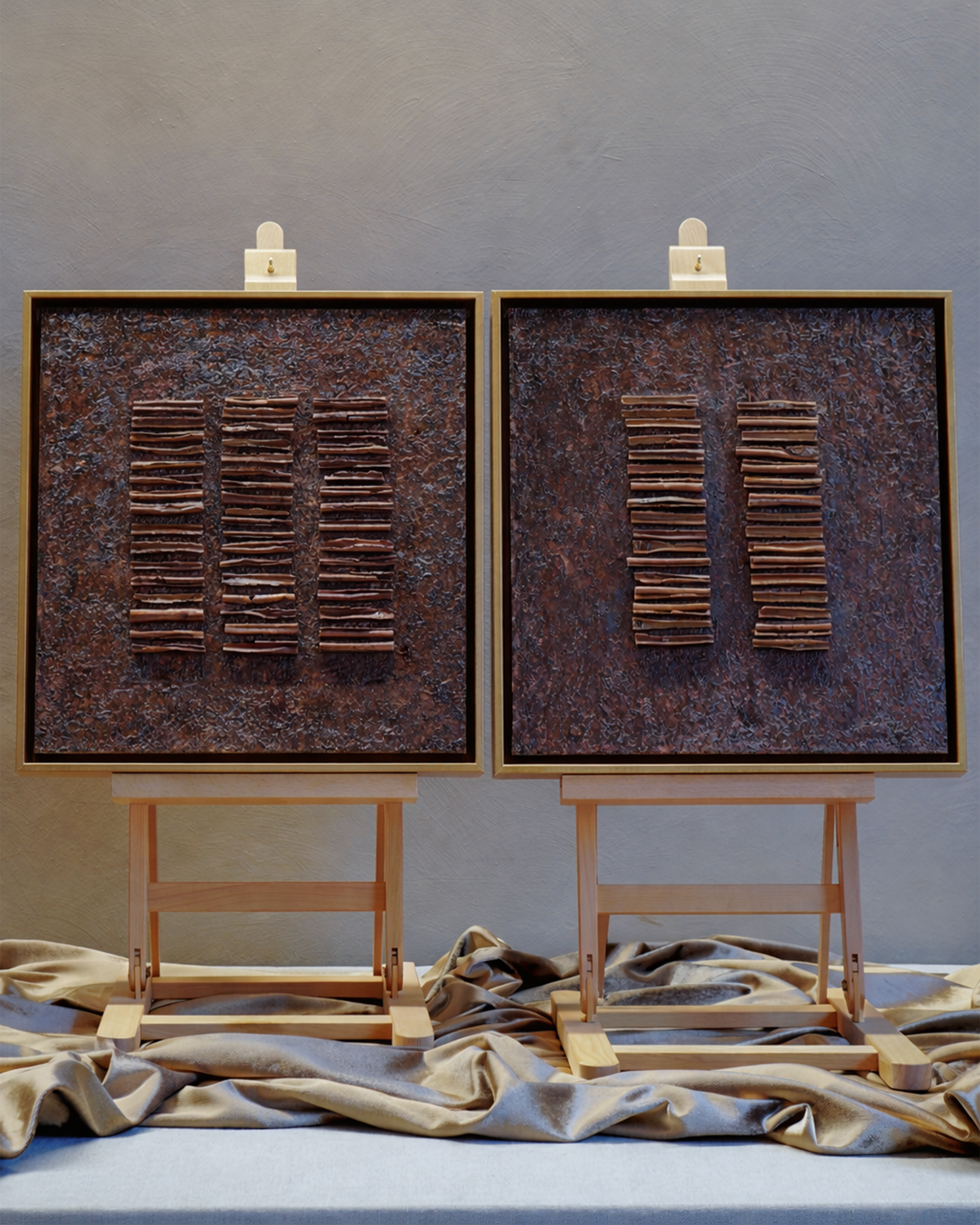 Scriptum - Set of 2 Original Paintings
