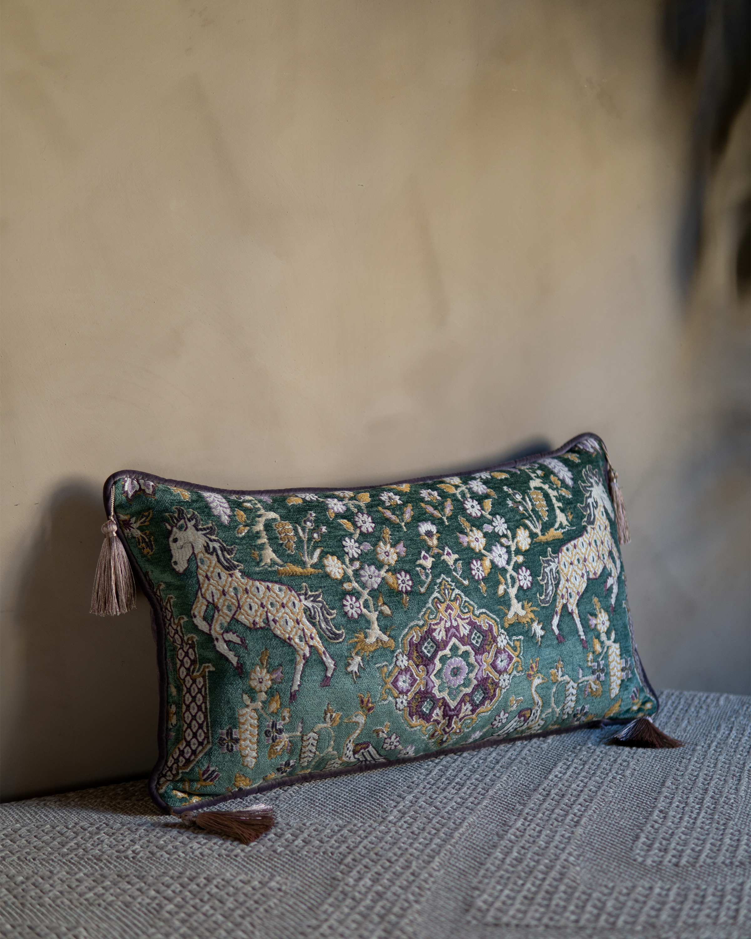 elysium cushion cover, angled view