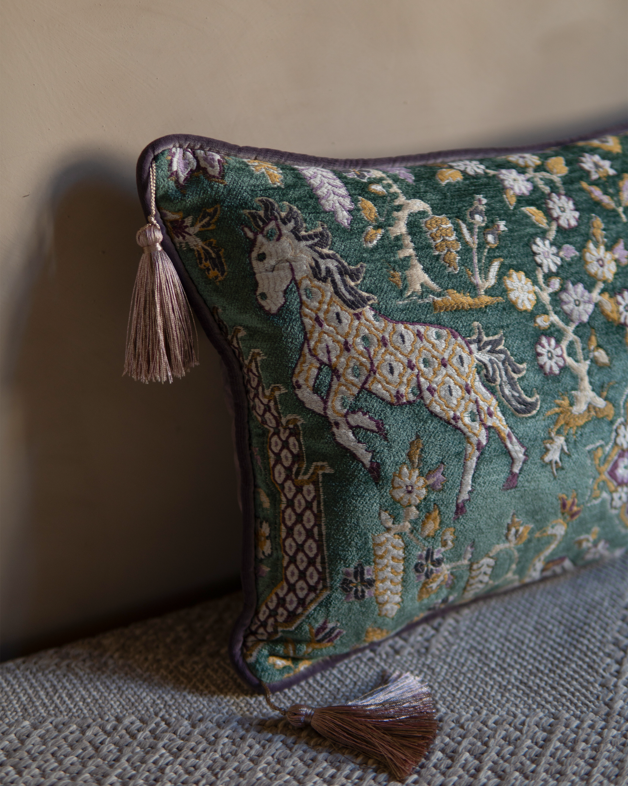 elysium cushion cover, angled view