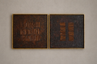 Scriptum - Set of 2 Original Paintings
