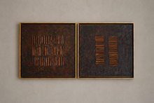 Scriptum - Set of 2 Original Paintings