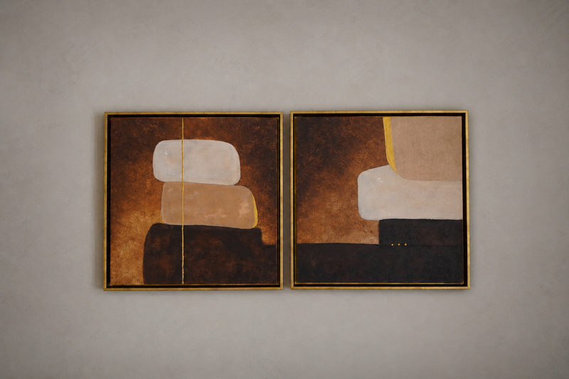 Structura - Set of 2 Original Paintings