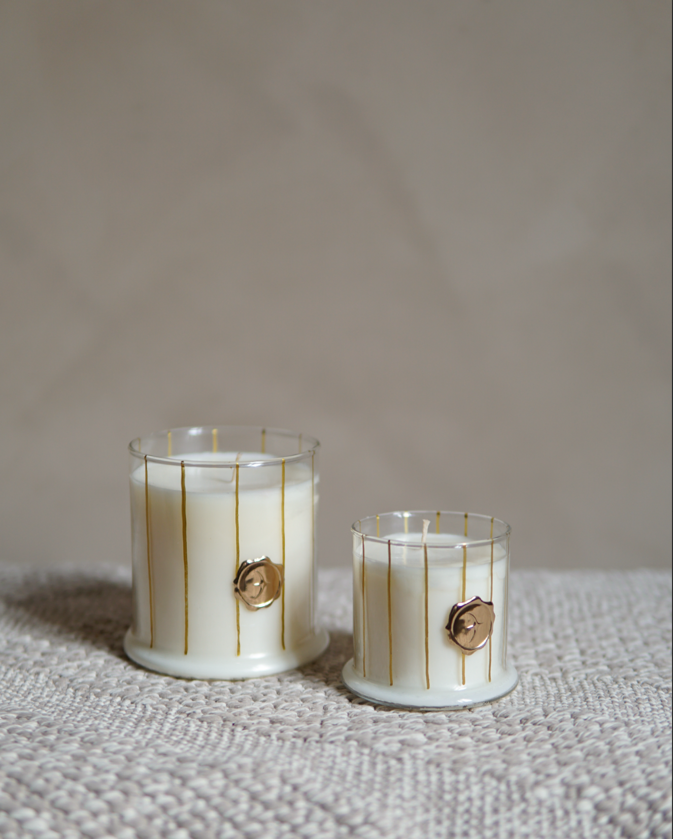 Stria Large Glass Candle - 350g