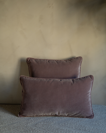 terrae cushion cover shown in two size variants