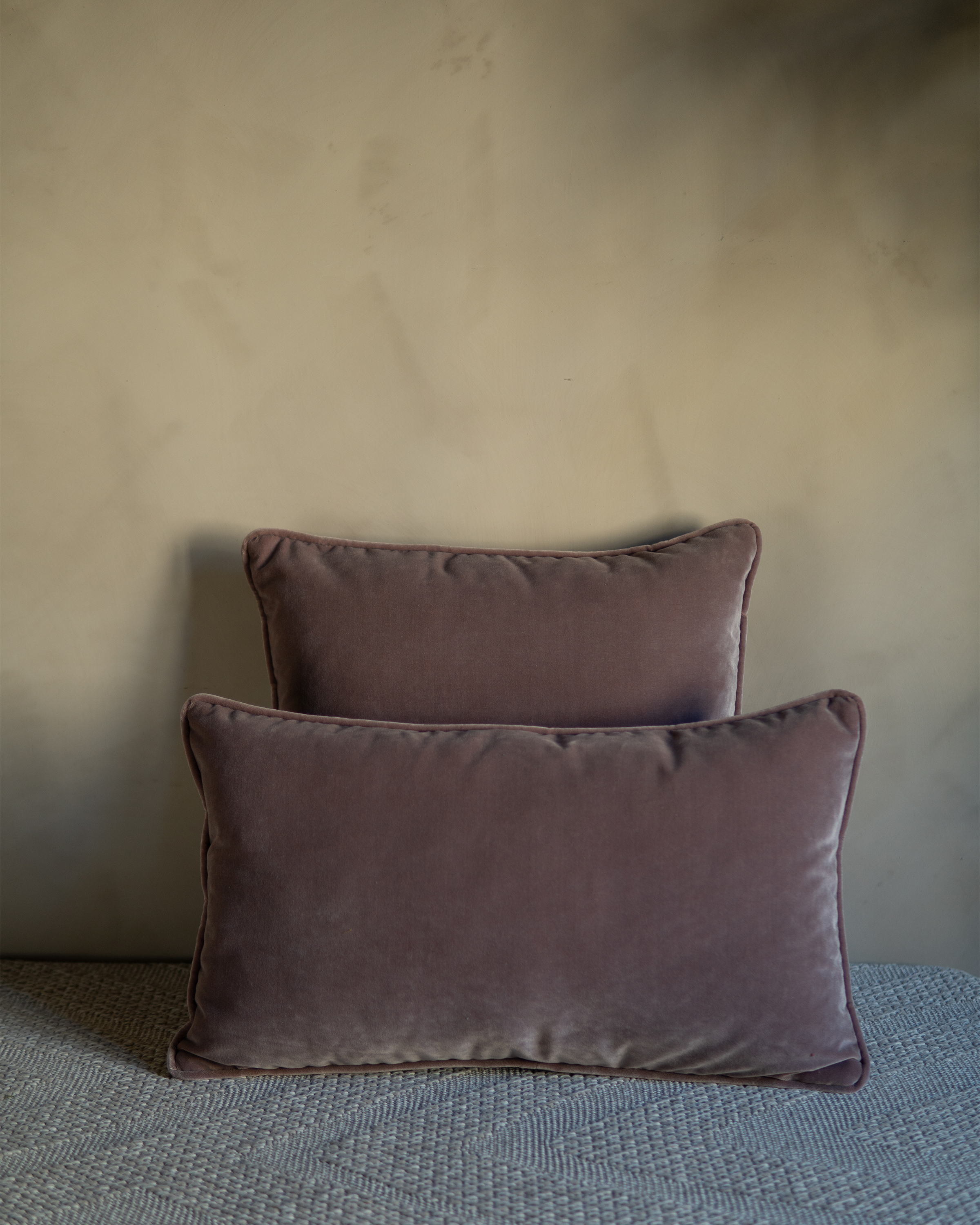 terrae cushion cover shown in two size variants