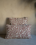 zefiro cushion cover shown in two size variants