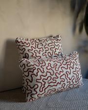 zefiro cushion cover shown in two size variants